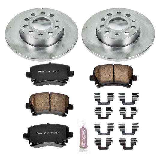 Power Stop Rear Autospecialty Brake Kit | 2008 Audi A3 / 2005-2010 Volkswagen Jetta (KOE4627)