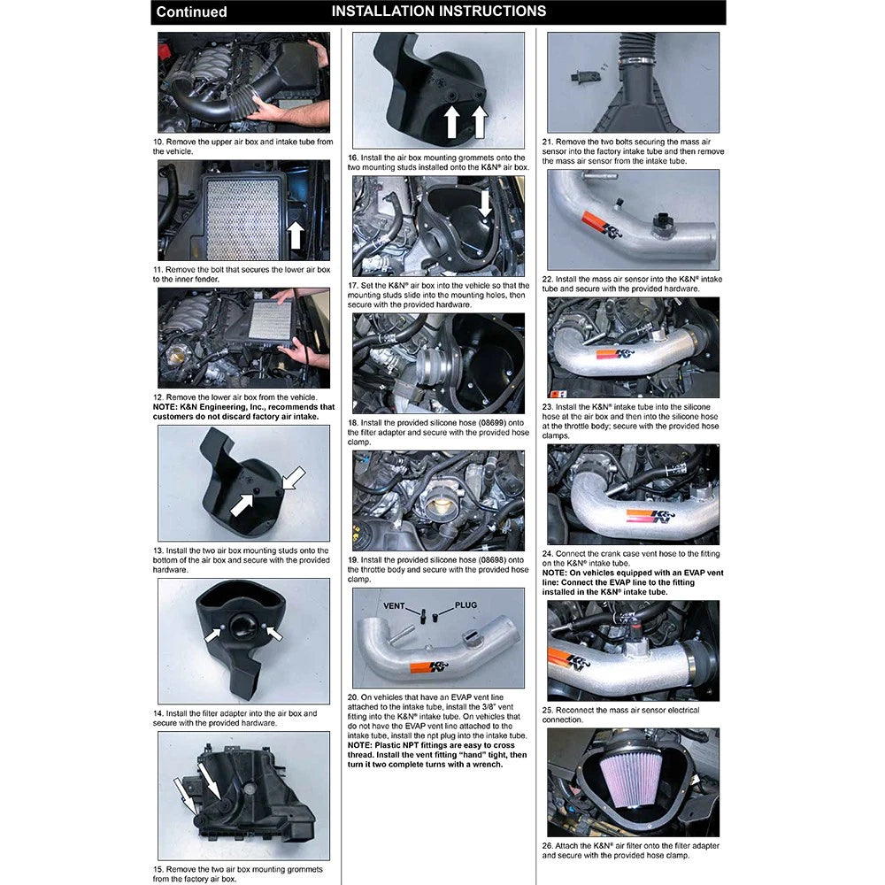 K&N 11-13 Ford Mustang GT 5.0L V8 Typhoon Performance Intake | Ford Mustang (11-13) (69-3527TP)