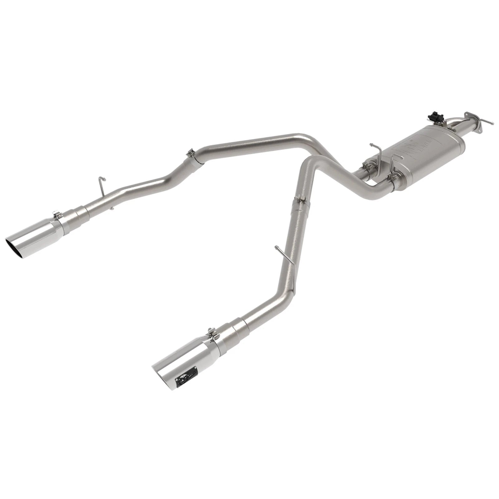 aFe Gemini XV 3in SS Cat-Back Exhaust w/ Cut-Out Polished Tips | Ram 1500 (19-21) (49-32081-P)