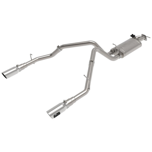 aFe Gemini XV 3in SS Cat-Back Exhaust w/ Cut-Out Polished Tips | Ram 1500 (19-21) (49-32081-P)