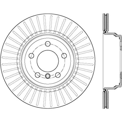 StopTech 126.34141SR Rear Right Brake Rotor for 14-16 BMW 435i / 17-20 430i 440i
