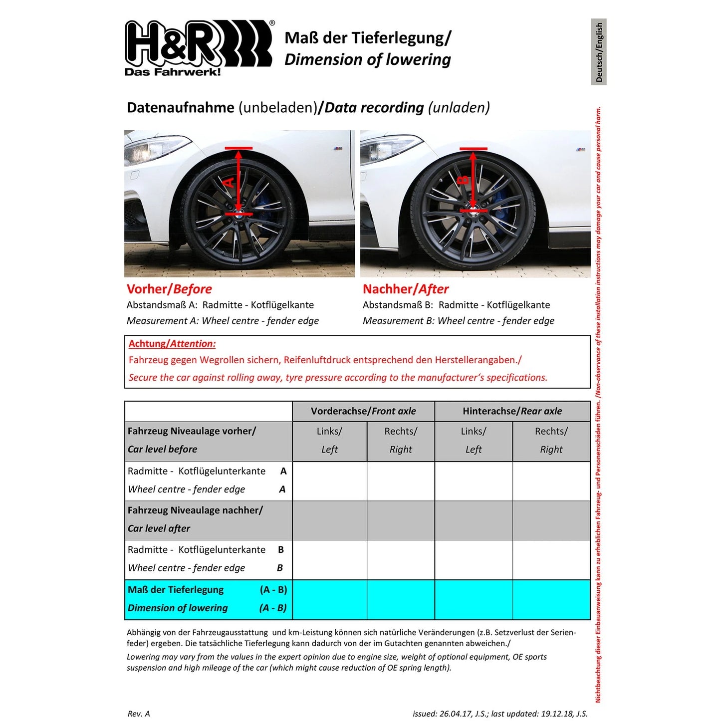 H&R Sport Springs BMW 650i F13 | Coupe AWD (12-19) (50476)