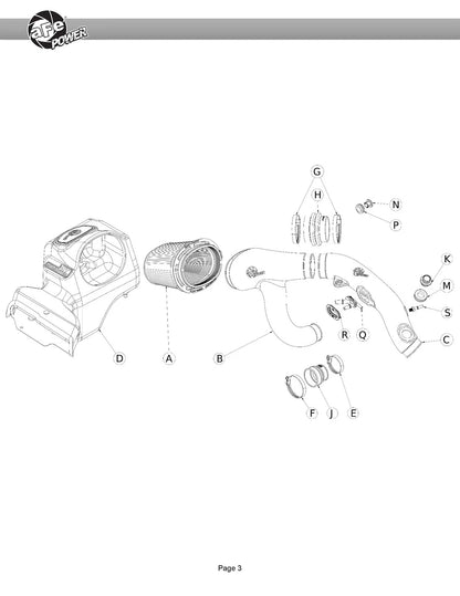 aFe Momentum GT Cold Air Intake | Ford Bronco Raptor (50-70109R)