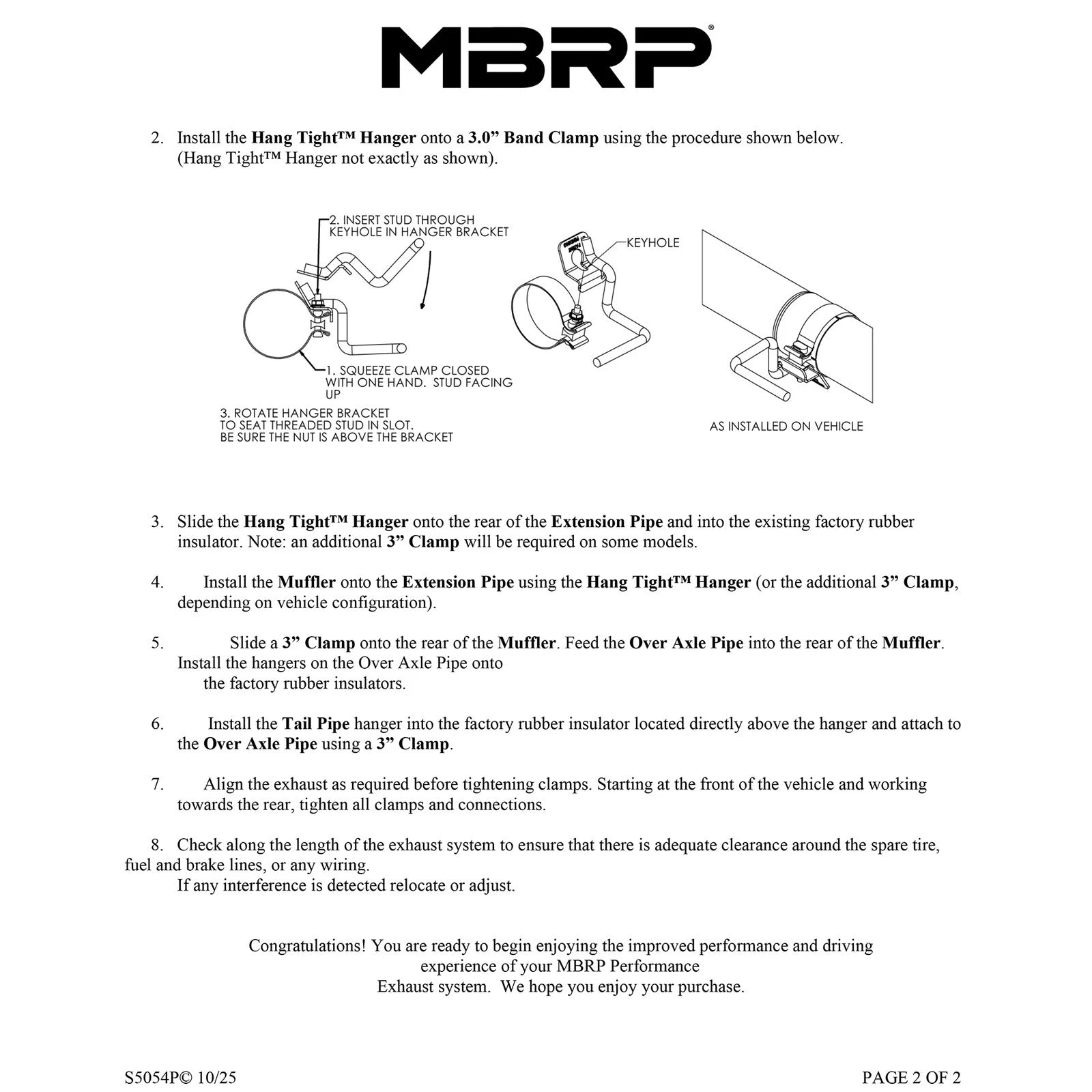 MBRP 3in. AL P Series Cat-Back Single Side Exhaust | Chevrolet/GMC 1500 4.8L/5.3L (09-13) (S5054P)