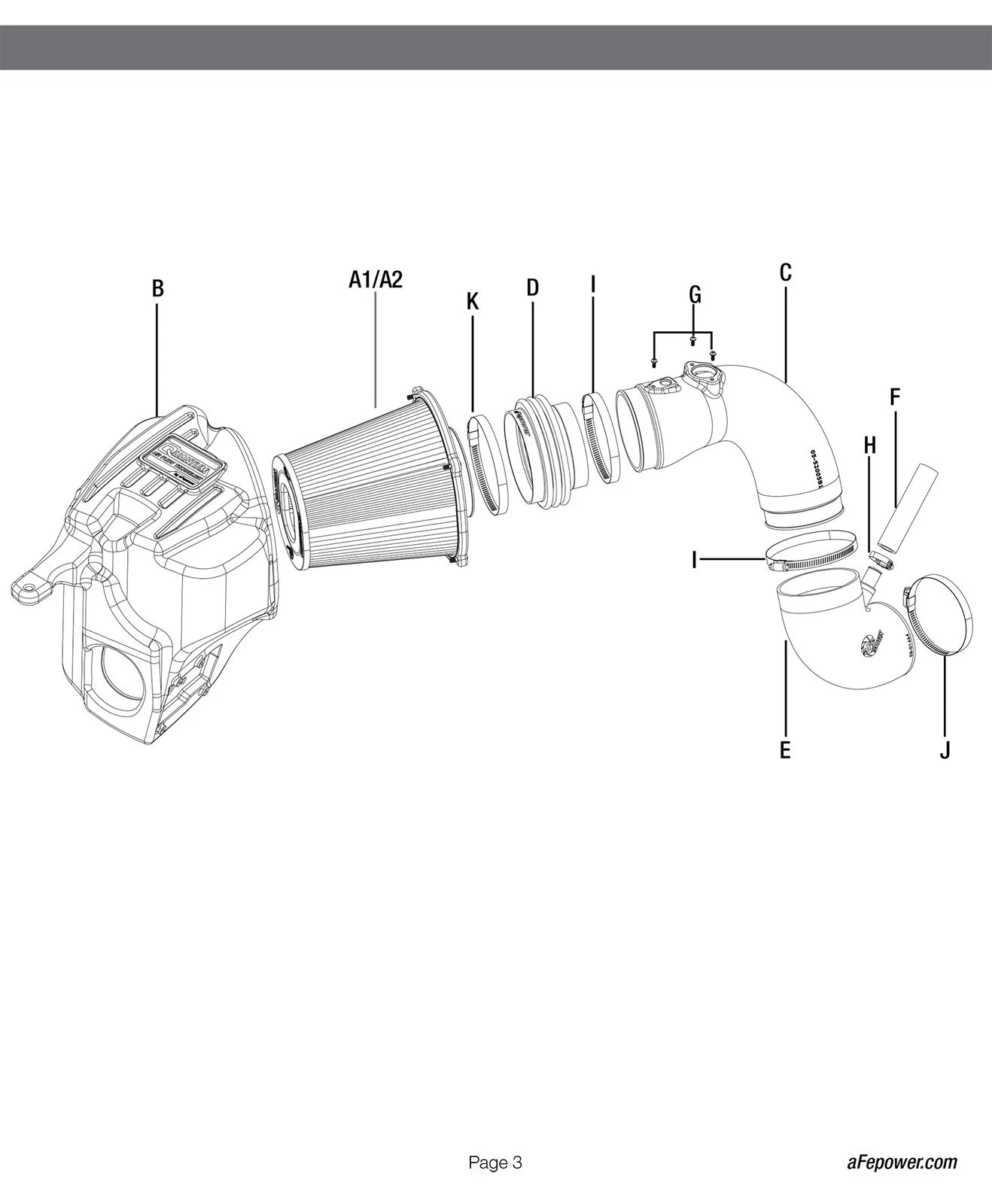 aFe Quantum Pro DRY S Cold Air Intake | Dodge Cummins L6-6.7L (13-18) (53-10002D)