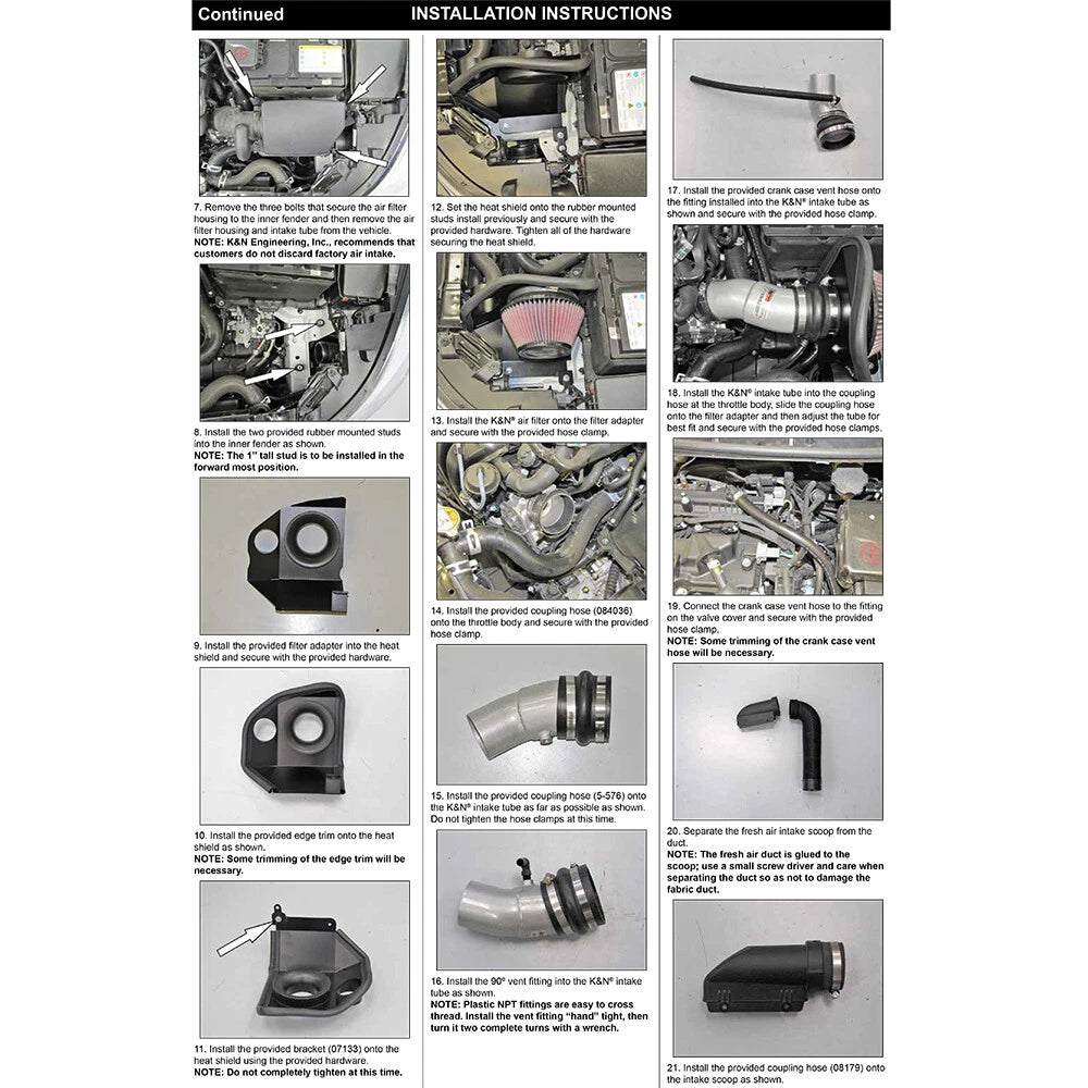 K&N 14-15 Hyundai Elantra 1.8L/2.0L Typhoon Performance Intake Kit | Hyundai Elantra (14-15) (69-5315TS)