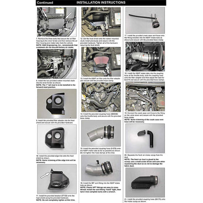 K&N 14-15 Hyundai Elantra 1.8L/2.0L Typhoon Performance Intake Kit | Hyundai Elantra (14-15) (69-5315TS)