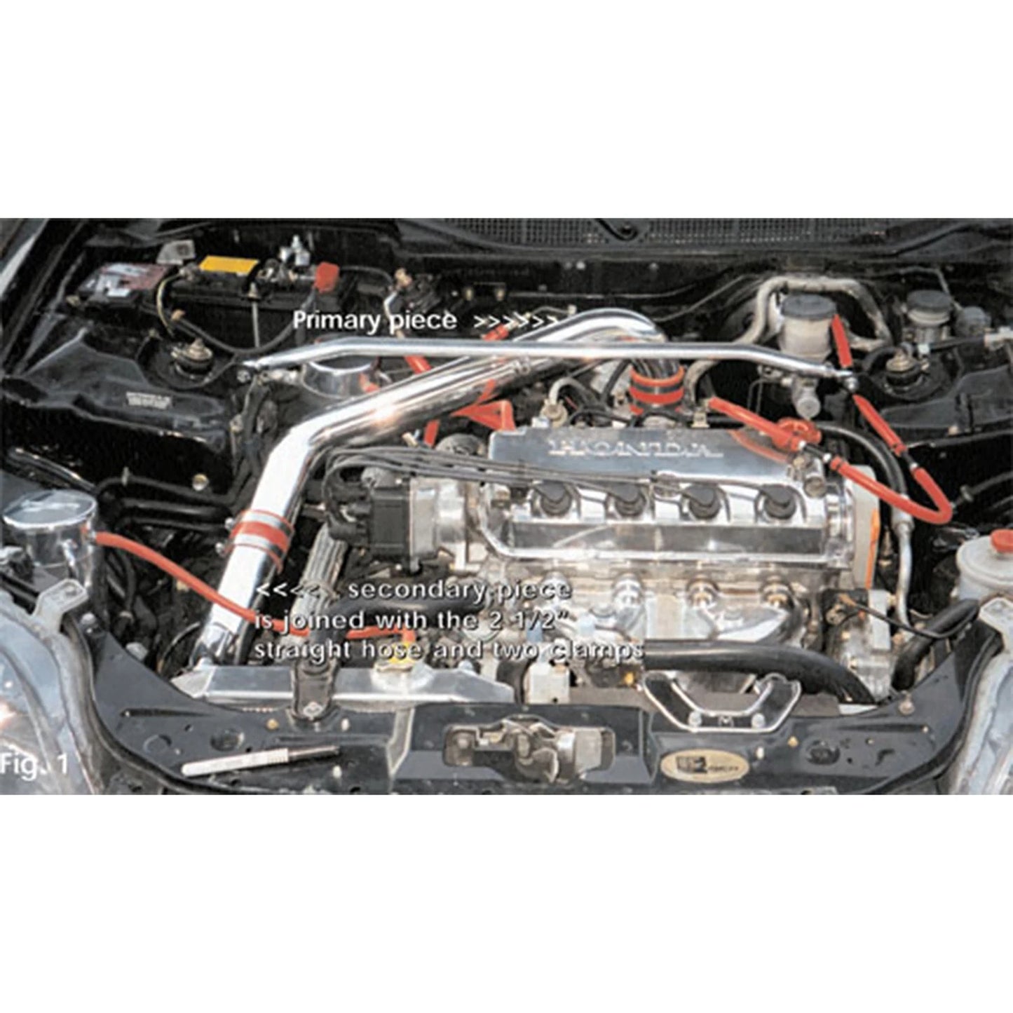Injen Polished Cold Air Intake System | Honda Civic Cx/Dx/Lx (96-00) (RD1540P)