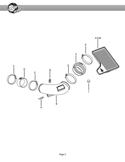 aFe Super Stock Induction System | Ford Mustang V8-5.0L (18-20) (55-10005D)