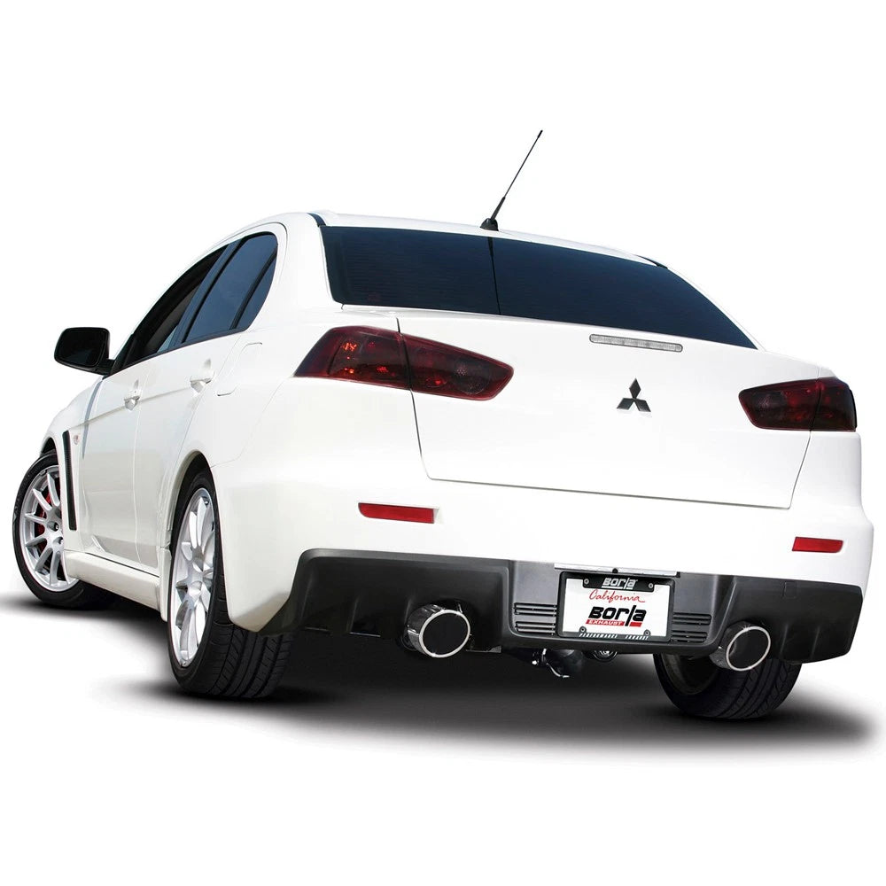 Borla Catback S-Type Exhaust | 2008-2015 Mitsubishi Evo X (140285)