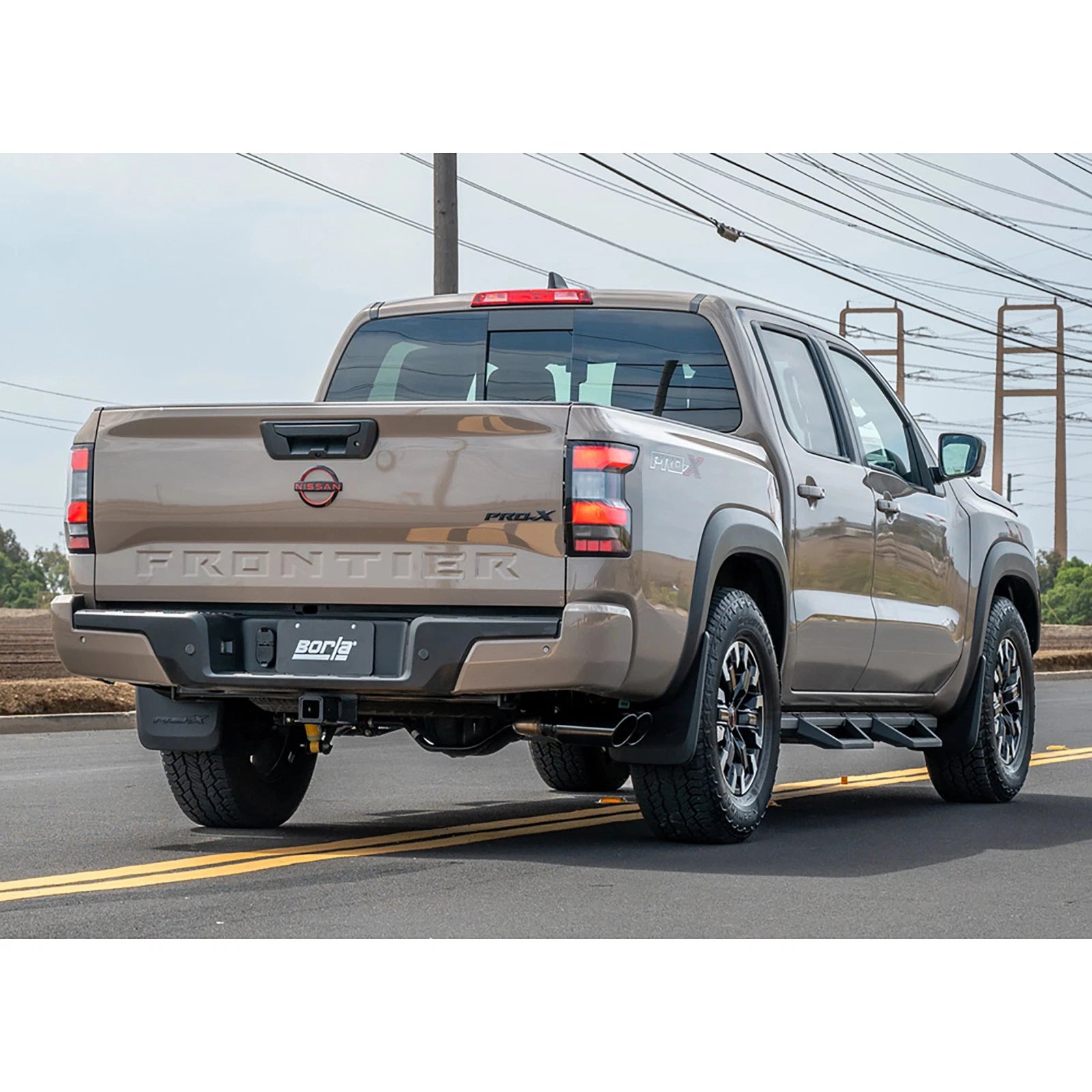 Borla 2.25" S-Type Catback Exhaust | Nissan Frontier 3.8L V6 22-24 Black Chrome Tips (140984BC)