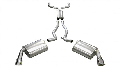 CORSA Sport / 2.5" Cat-Back DRE 4.0 in Single Tips | 2010-2015 Camaro RS 3.6L V6 (14953)