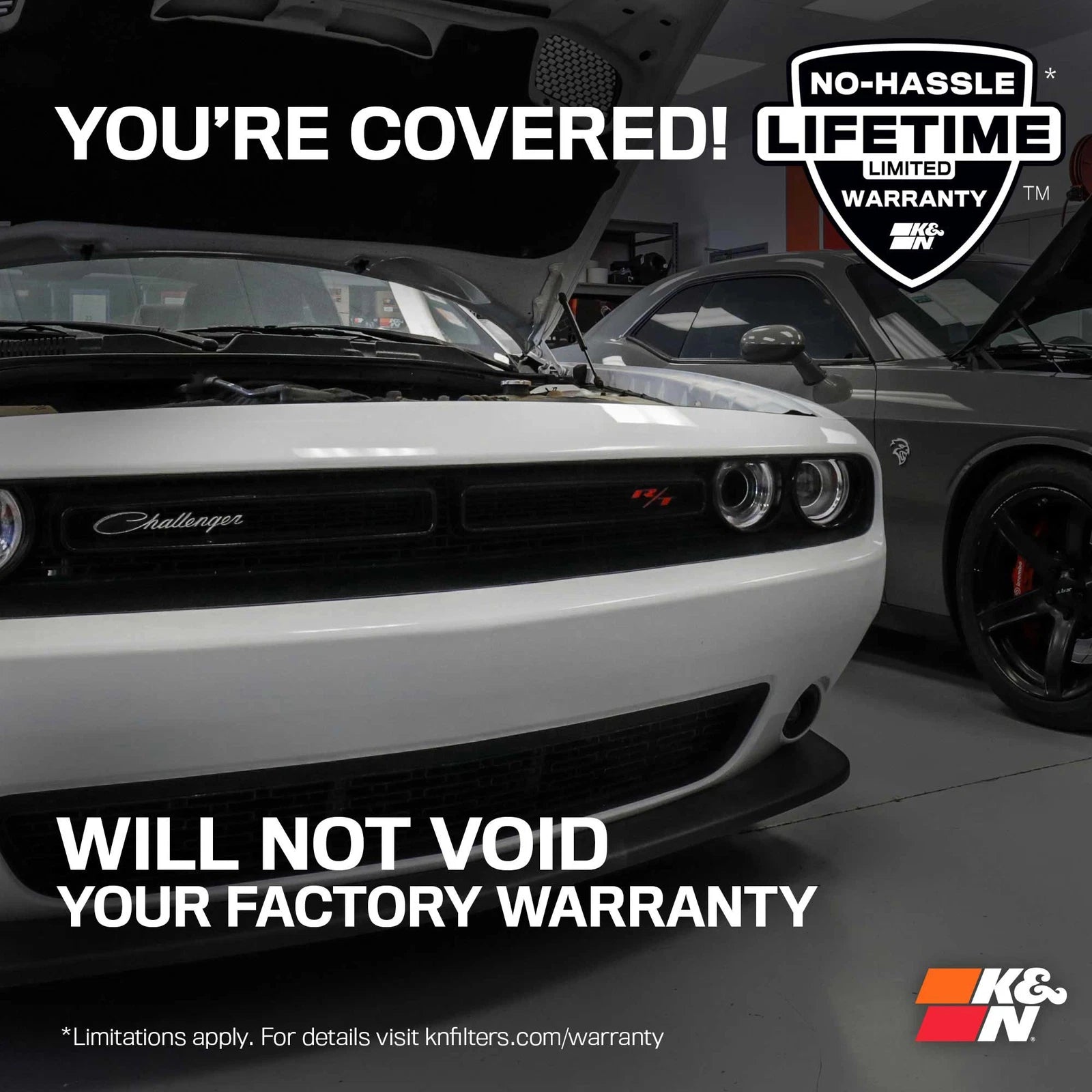 K&N Typhoon Performance Intake | Chrysler 300 (11-12) / Dodge Challenger/Charger (11-12) (69-2544TP)