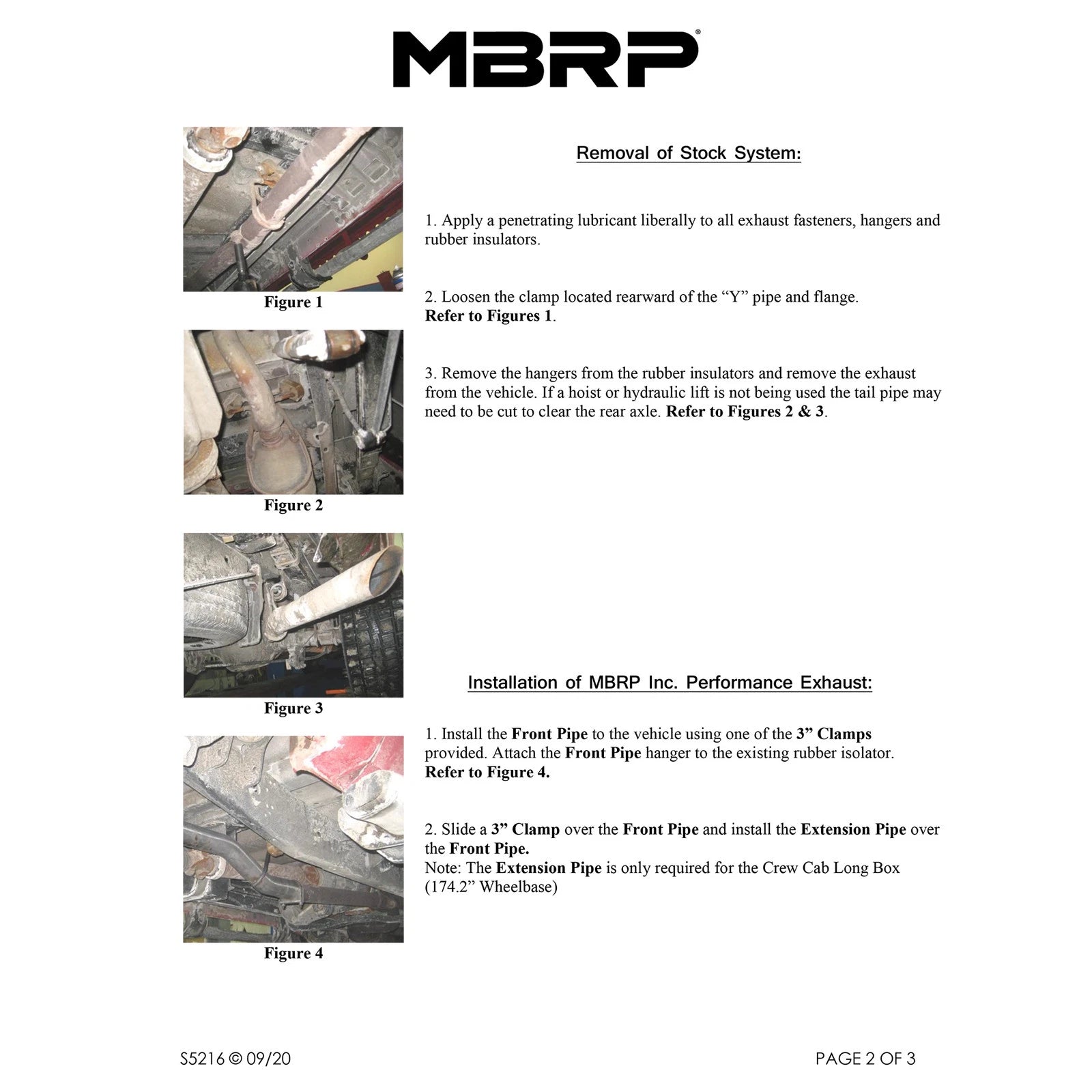 MBRP 3in Aluminum Cat-Back Single Side Exhaust | Ford F-250/350 08-12 (S5216AL)
