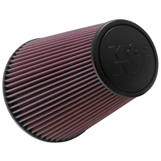 K&N RU-5046 Universal Round Tapered Performance Washable Air Filter for Intake