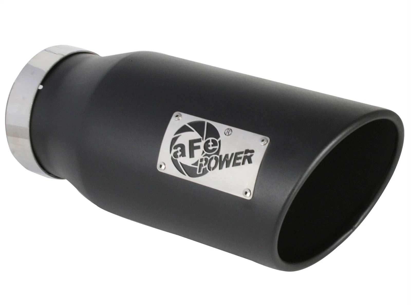 aFe ATLAS 5in DPF-Back Alum Steel Exhaust System w/ Black Tip 19-20 Ram Diesel Trucks L6-6.7L (td)