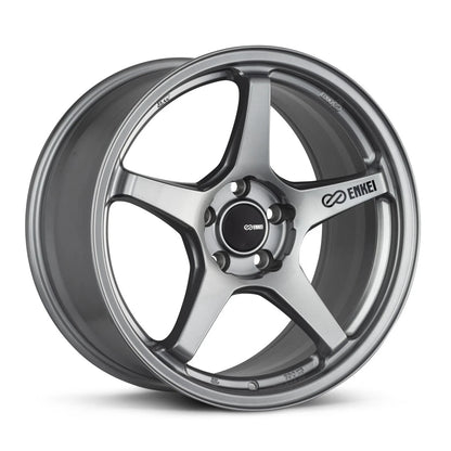 (set of 4) Enkei TS-5 Storm Grey | 18x8" +40mm | 5x114.3mm Wheels