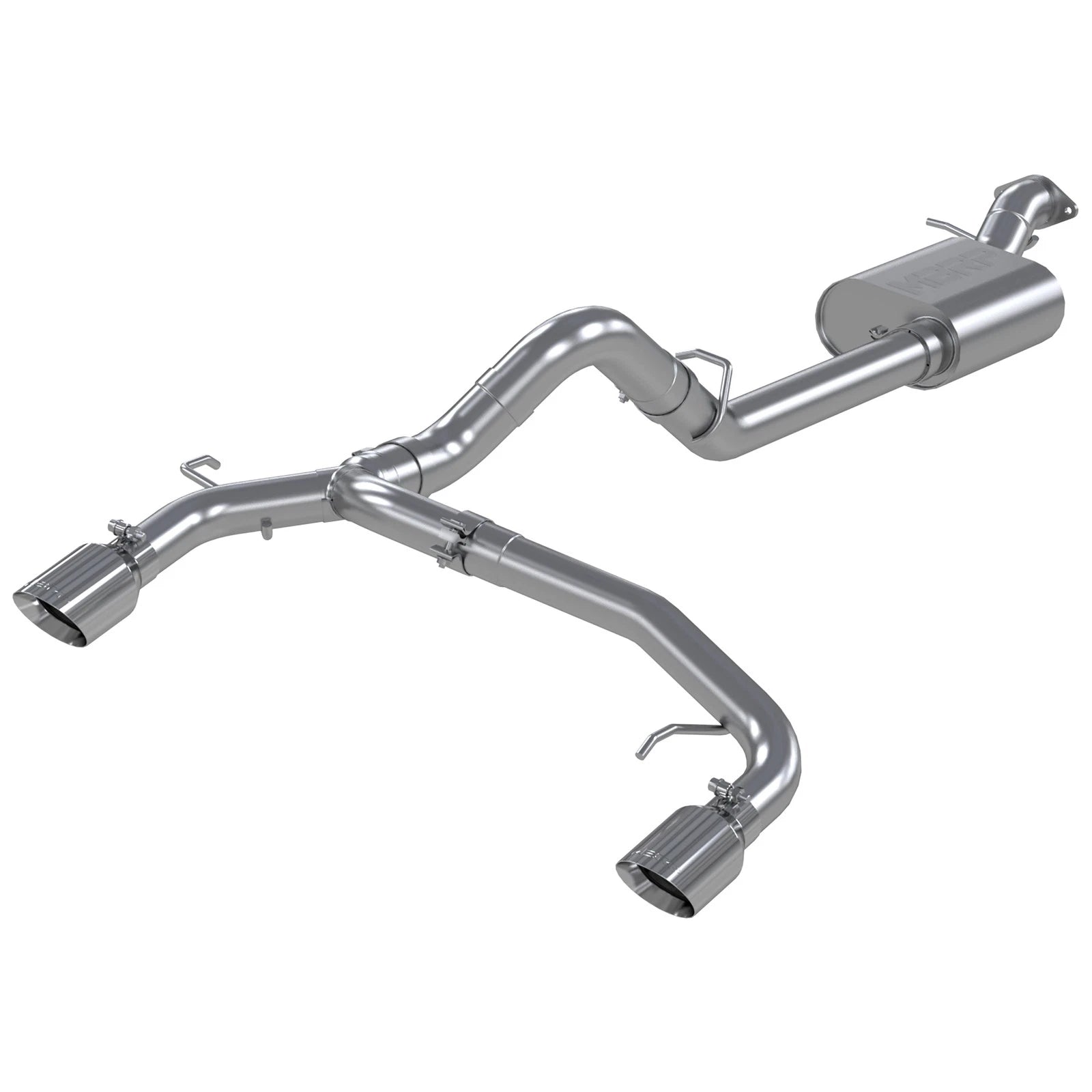 MBRP 3" Armor Pro D&S Dual Rear Exit Catback | Ford Bronco (21-22) (S5241304)