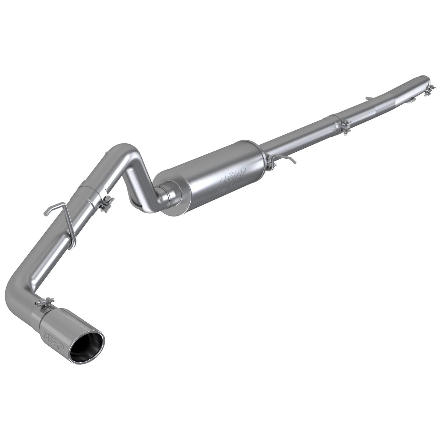 MBRP 3in AL Cat-Back Single Side Exit w/ 4in OD Tip | Ford Ranger Ecoboost 2.3L (19) (S5227AL)