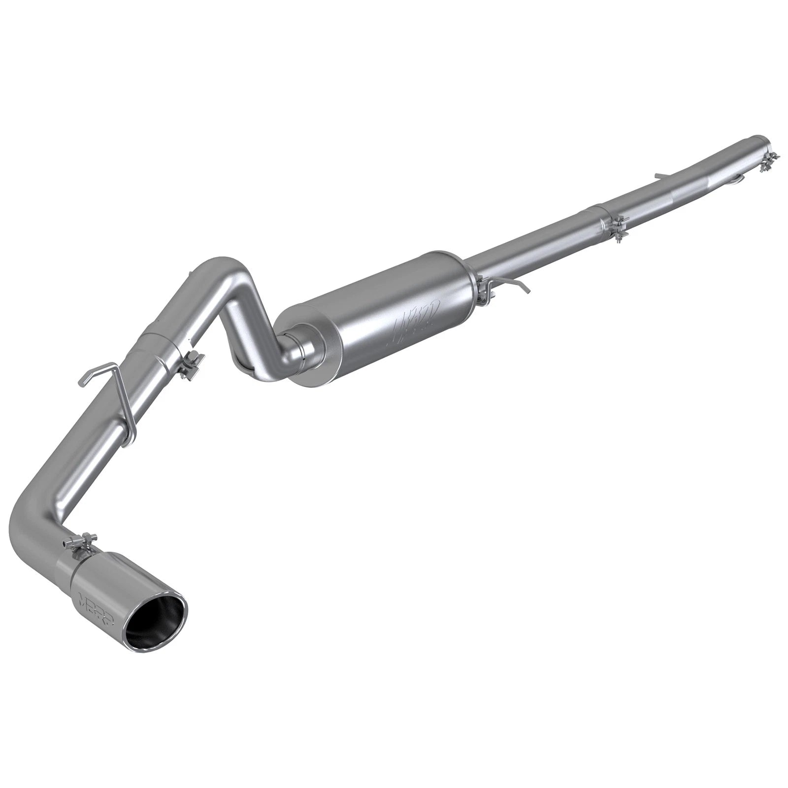 MBRP 3in AL Cat-Back Single Side Exit w/ 4in OD Tip | Ford Ranger Ecoboost 2.3L (19) (S5227AL)