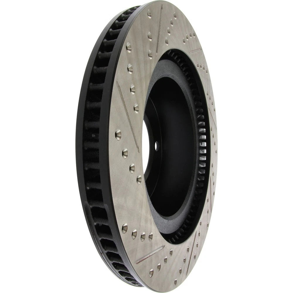 StopTech 127.44156L Front Left Drilled Disc Brake Rotor for 07-19 Toyota Tundra