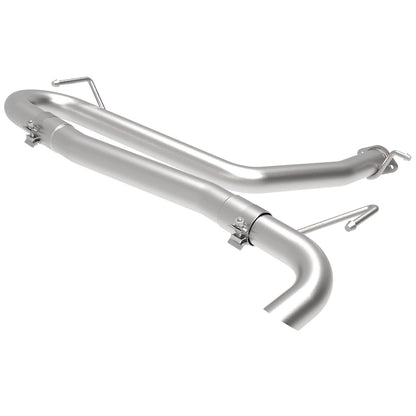 aFe 2.5in SS Axle-Back Exhaust w/o Muffler | Hyundai Kona (18-21) (49-37017NM)