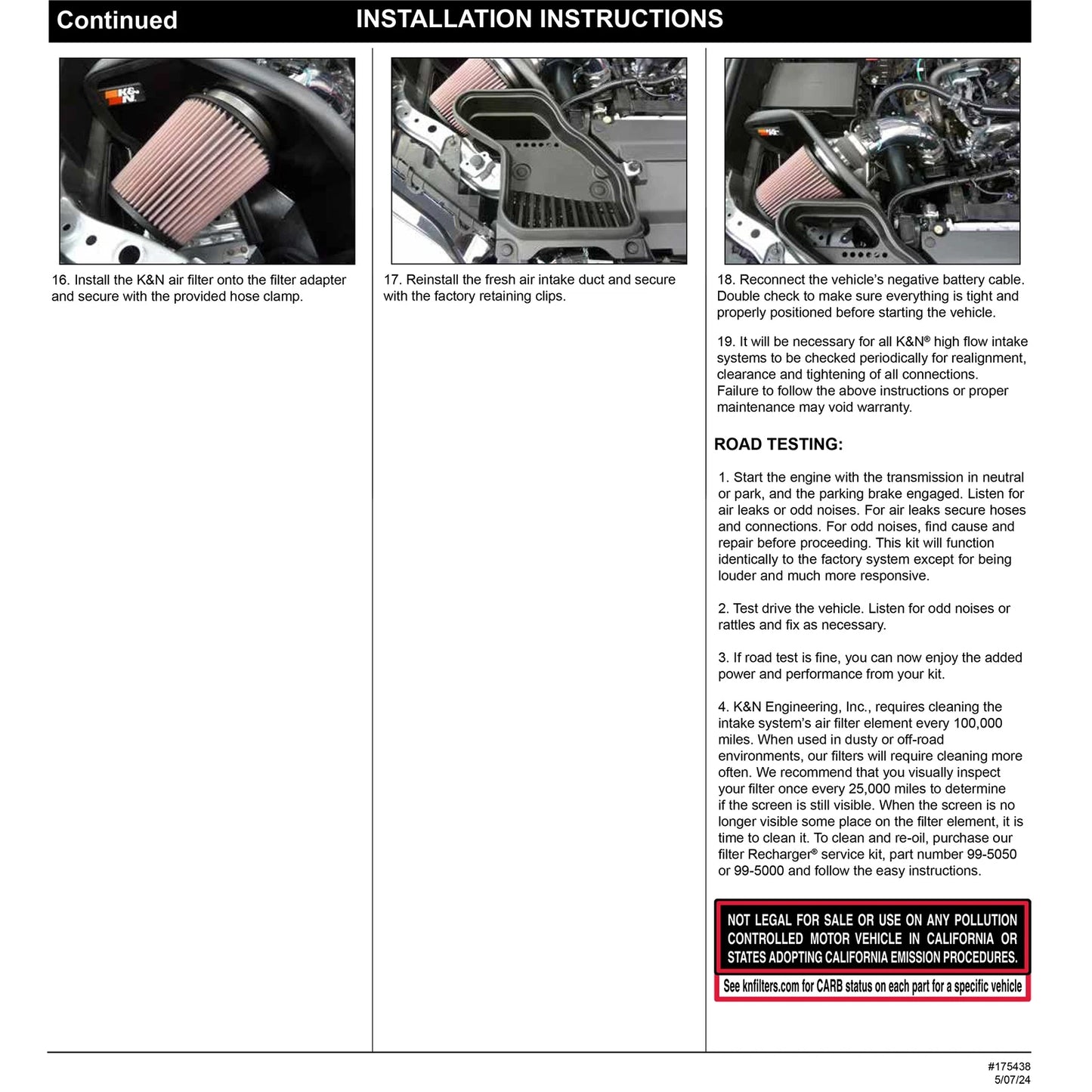 K&N 77 Series Air Intake | Toyota Tacoma (24) (77-9043KP)