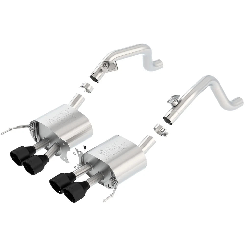 Borla Axle-Back Exhaust System - ATAK | 2014-2019 Chevrolet Corvette 6.2L (11869)