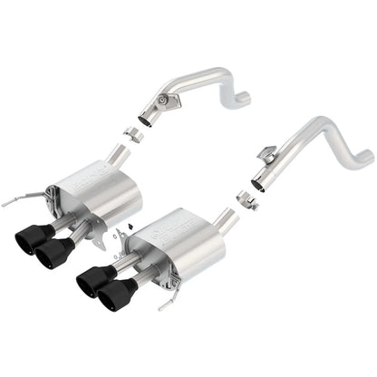 Borla Axle-Back Exhaust System - ATAK | 2014-2019 Chevrolet Corvette 6.2L (11869)