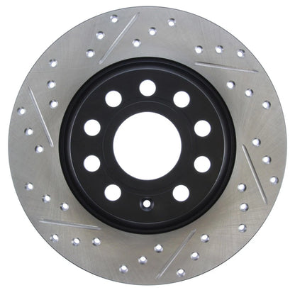 StopTech Slotted & Drilled Brake Rotor - RR | 2010-2014 Volkswagen Golf GTI (127.33099R)