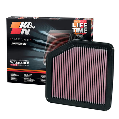 K&N Drop In Air Filter | 2006-2011 Lexus GS/2006-2013 Lexus IS (33-2345)