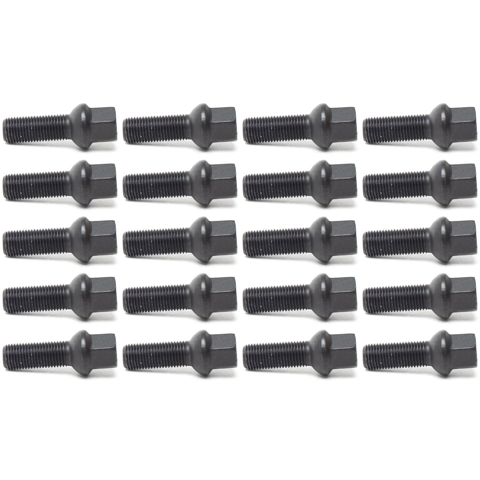H&R 14 x 1.5 37mm VW / Audi Ball Head Wheel Bolts - Black Seat 17mm Head | VW / Audi (1453703SW)