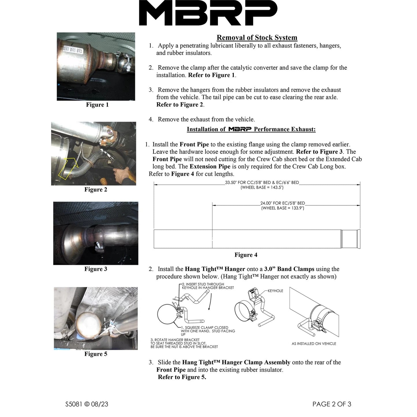 MBRP 3in Pre-Axle Dual Outlet Cat Back Exhaust | Chevrolet Silverado 1500 4.3L (09+) (S5081409)