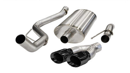 CORSA Sport / 3.0 in Cat-Back 4.0 in Twin Tips | 2011-2014 Ford F-150, Raptor 6.2L (14387)