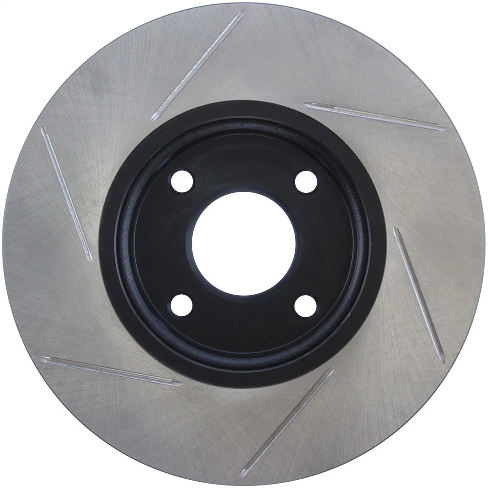 StopTech 126.61110SL Front Left Slotted Brake Disc Rotor for 2014-19 Ford Fiesta