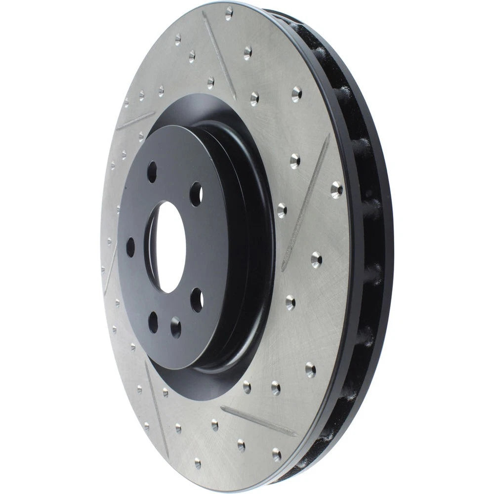 StopTech 127.62124L Front Left Drilled Brake Rotor for 2010-15 Camaro / 14-17 SS