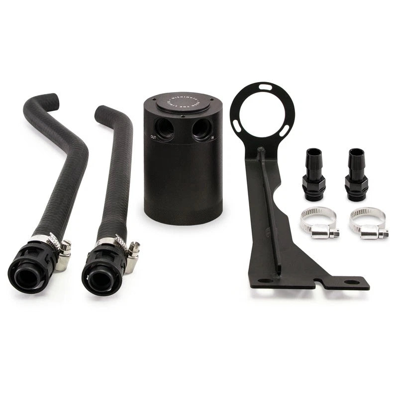 Mishimoto Baffled Oil Catch Can - PCV Side | 2014-2019 Ford Fiesta ST (MMBCC-FIST-14PBE)