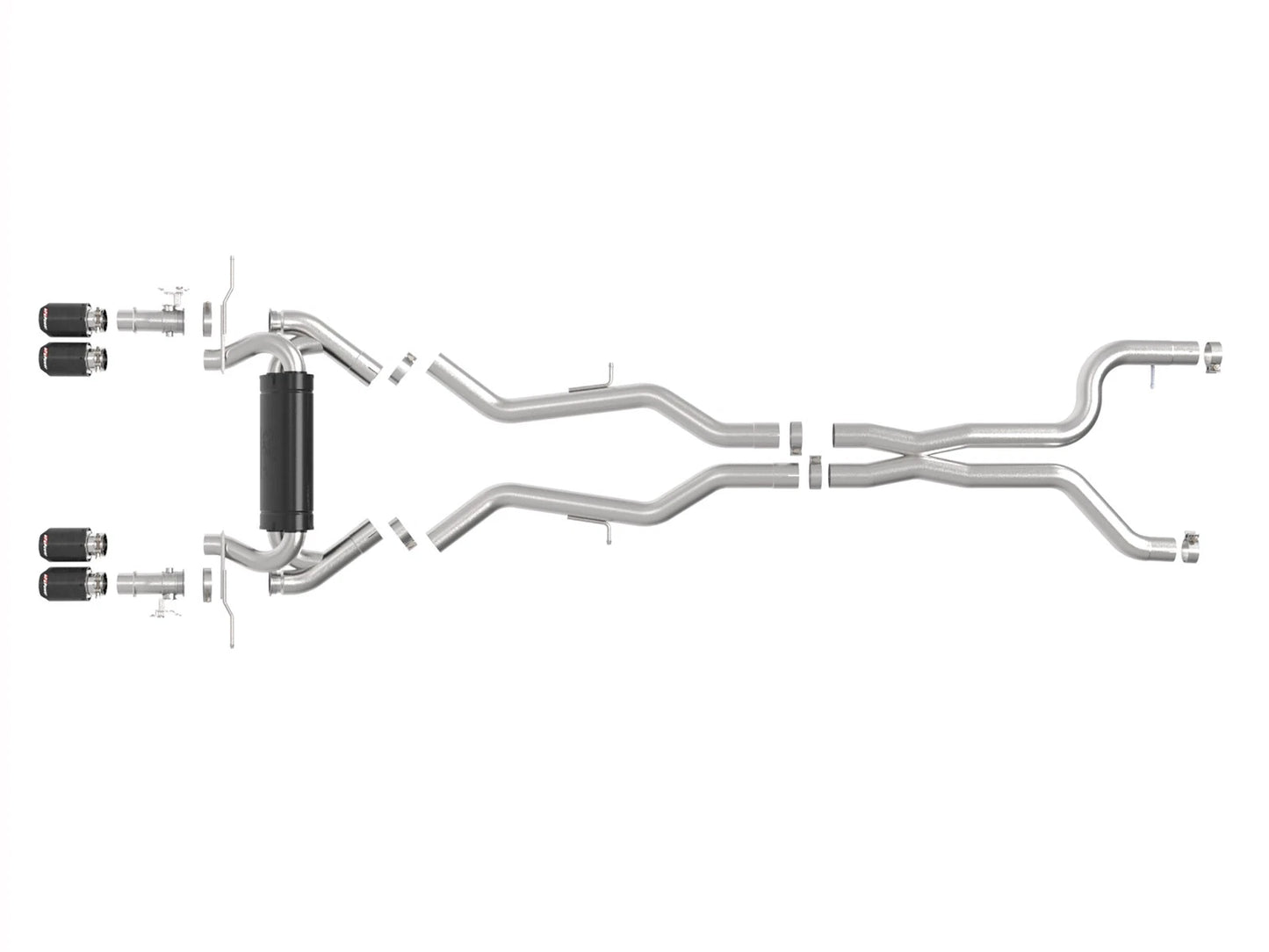 aFe MACH Force-Xp 3-2-1/2 IN SS Cat-Back Exhaust | BMW M2 G87 (23-25) (49-36353-C)