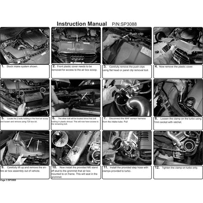 Injen Cold Air Intake | Audi A6 (11-18) L4-2.0L Turbo (SP3088P)