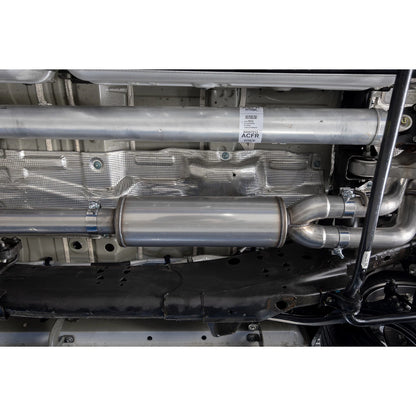 MBRP 3in Dual Split Cat-Back Exhaust w/ Quad Carbon Fiber Tips | Chevrolet Tahoe / GMC Yukon (21+) (S50573CF)