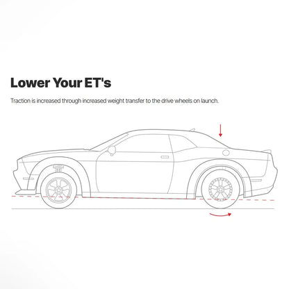Eibach Drag-Launch Lowering Springs for 2015-2022 Dodge Charger RWD