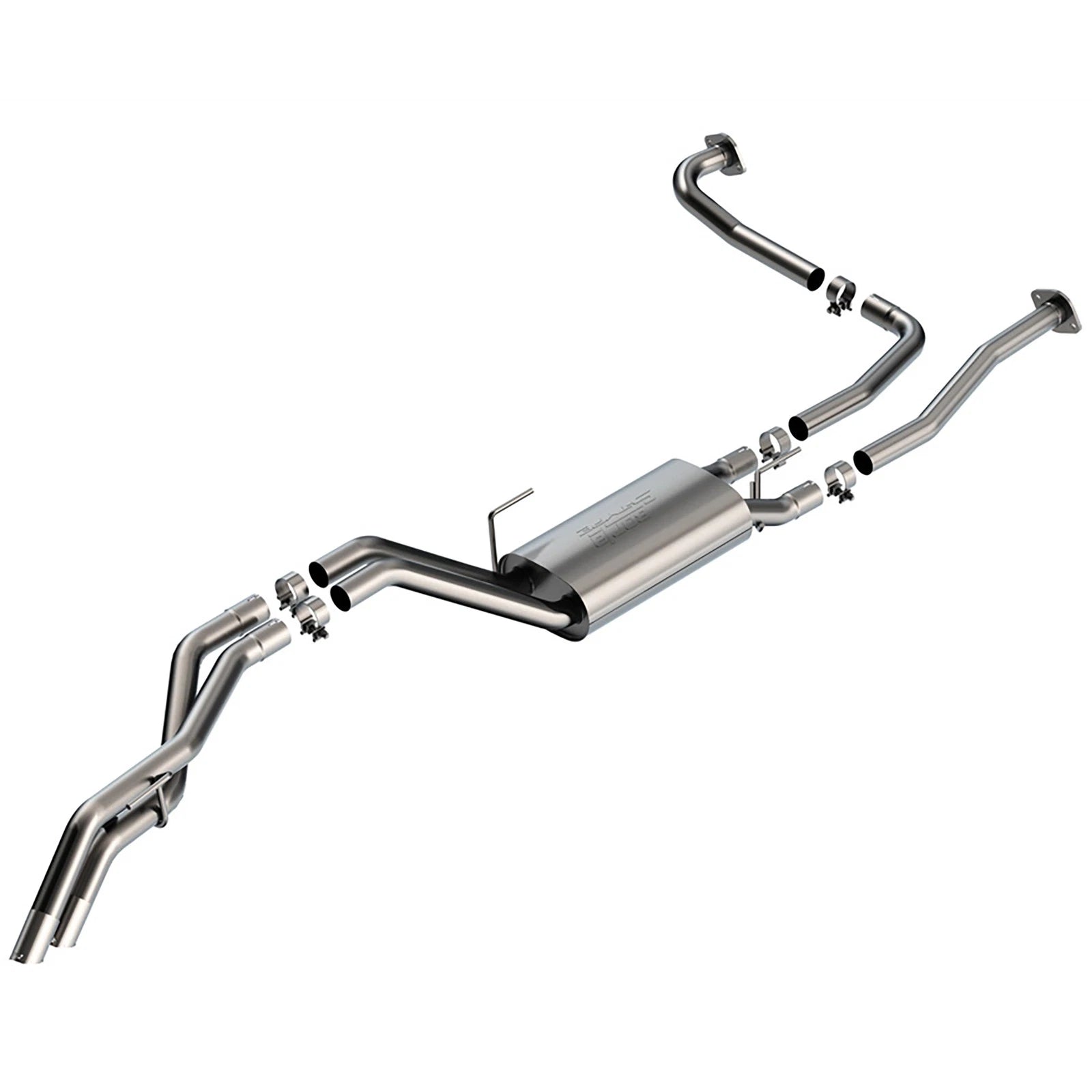 Borla 2.25" S-Type Catback Exhaust | Nissan Frontier 3.8L V6 22-24 Rock Crawler Design (140985)