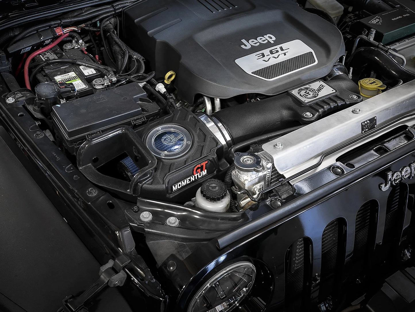 aFe Momentum GT Pro 5R Cold Air Intake System | Jeep Wrangler JK V6 3.6L (12-18) (54-76212)