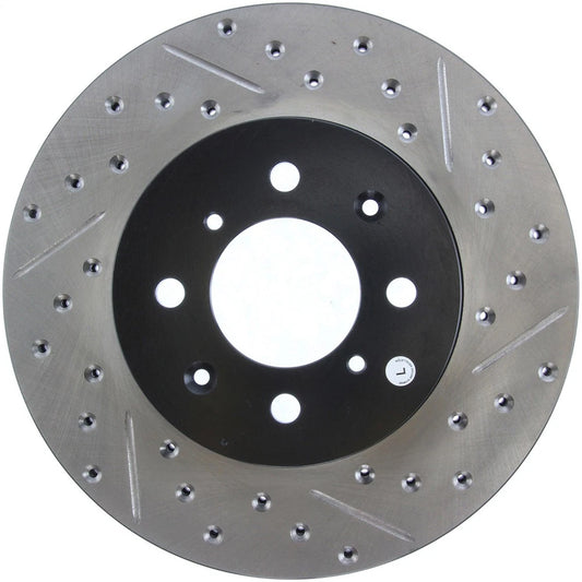 StopTech 127.40021L Front Left Drilled Disc Brake Rotor for 90-01 Acura Integra
