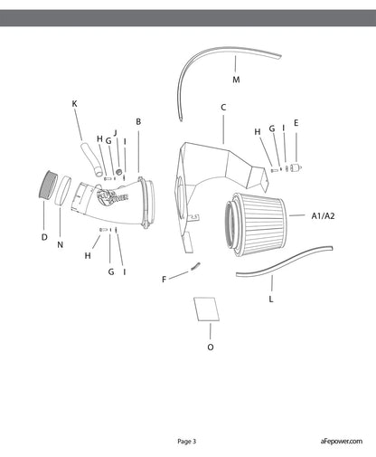 aFe Magnum FORCE Stage-2 Cold Air Intake | Dodge Challenger/Charger / Chrysler 300 SRT8 (51-12172)