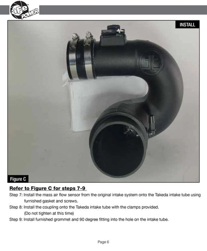 aFe Takeda Momentum Cold Air Intake Stage 2 | Honda CR-Z 11-12 1.5L (TM-1016B-1)