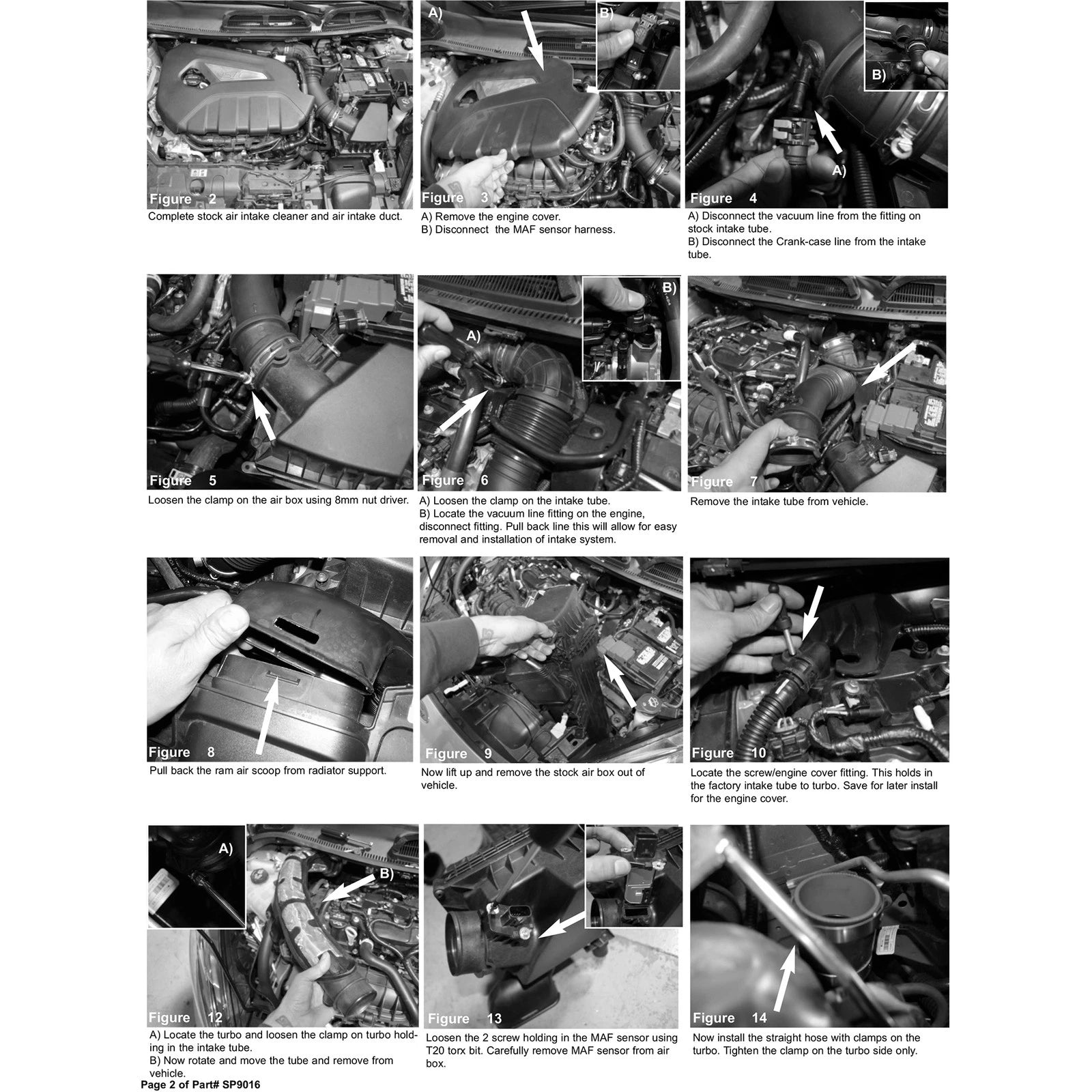 Injen 14 Ford Fiesta ST 1.6L Turbo 4Cyl Polished Short Ram Intake w/MR Tech | Ford Fiesta (02-14) / Mazda 2 (07-15) (SP9016P)