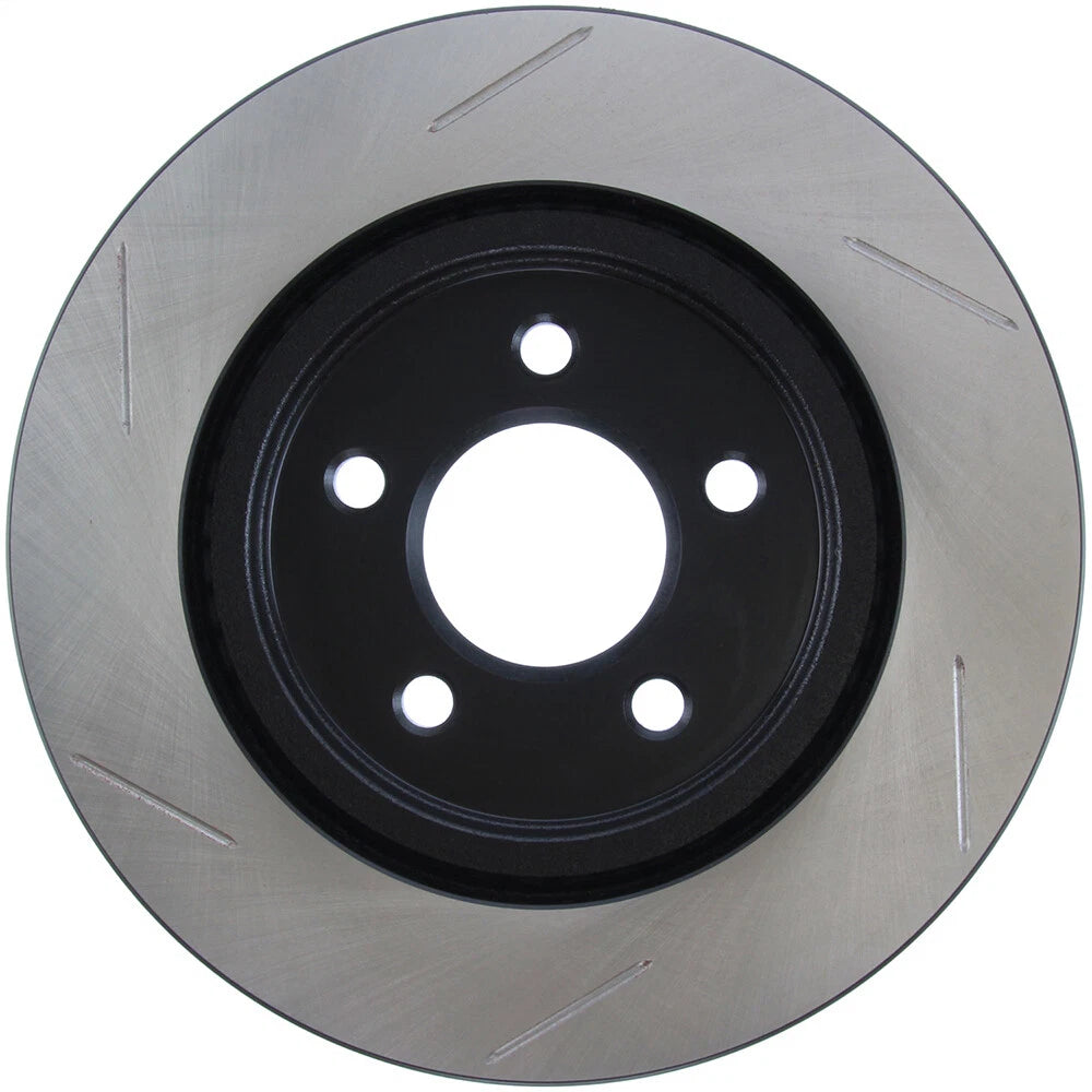 StopTech 126.61087SL Rear Left Slotted Brake Disc Rotor for 2005-14 Ford Mustang