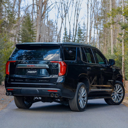 MBRP 3in Dual Split Cat-Back Exhaust w/ Quad Carbon Fiber Tips | Chevrolet Tahoe / GMC Yukon (21+) (S50573CF)
