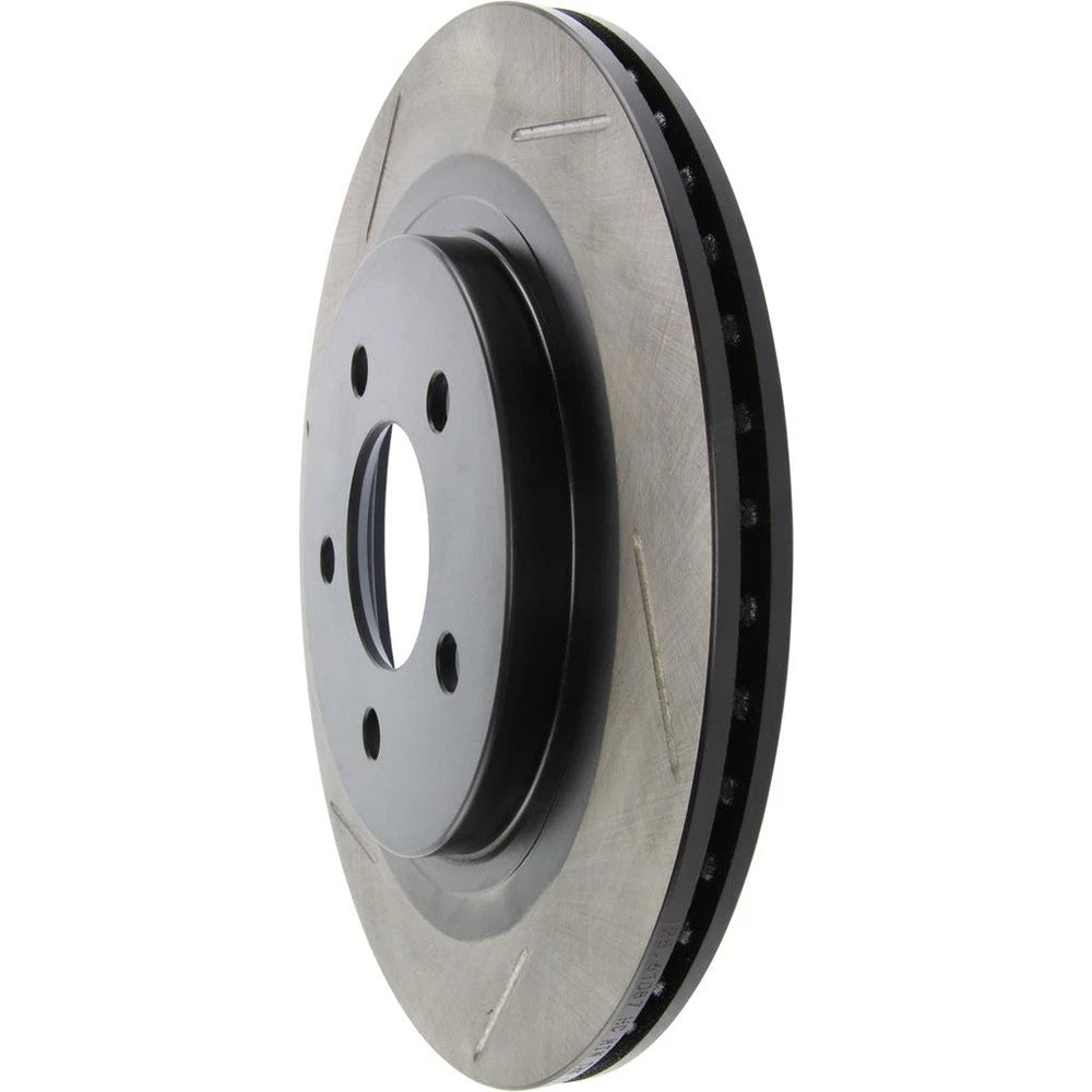 StopTech 126.61087SR Rear Right Slotted Brake Disc Rotor for 05-14 Ford Mustang